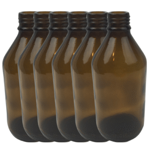 12x 600ml Brown Glass Bottle Plinking Shooting Target Practice without Lids/Caps | Fitness Equipment Store