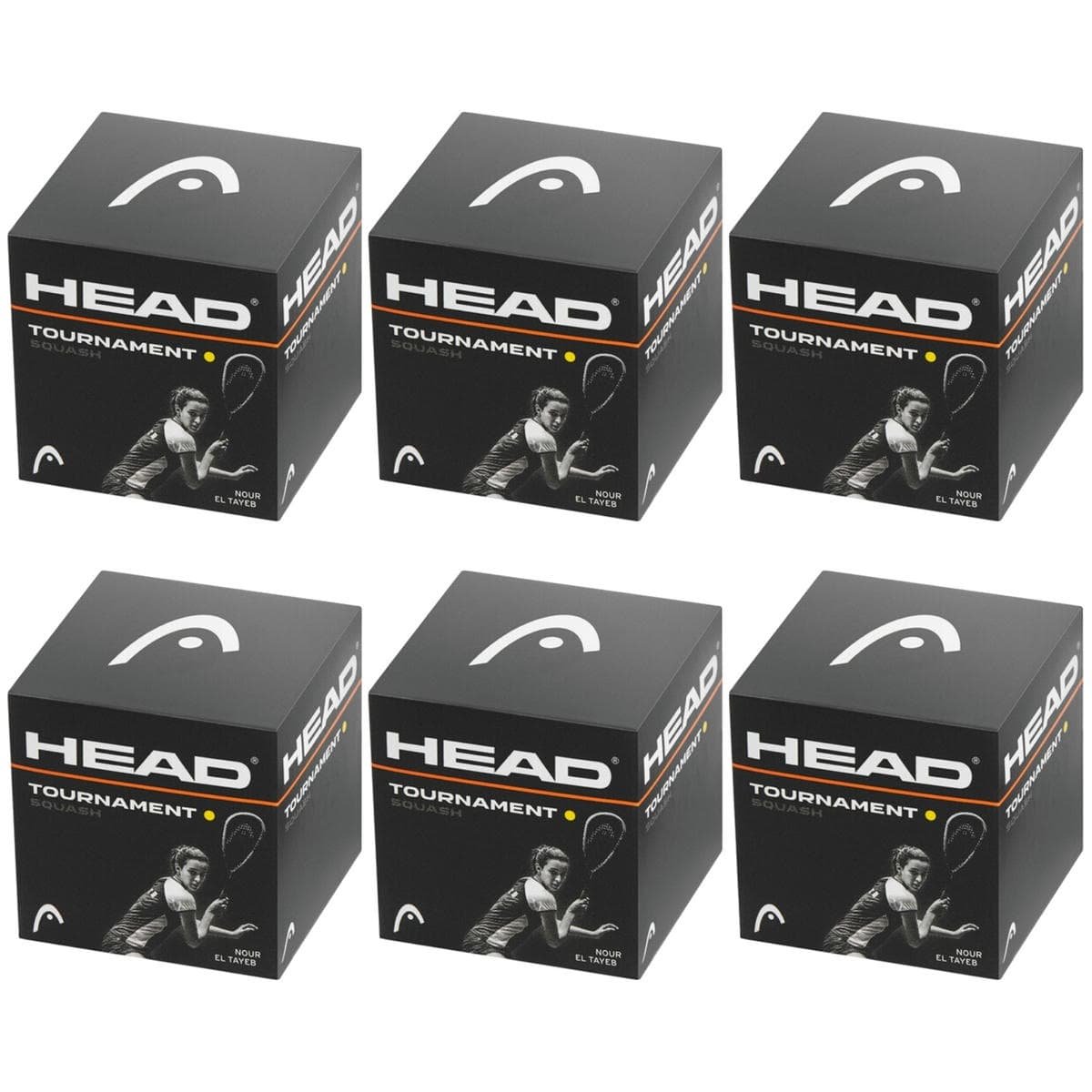 HEAD Tournament Squash Ball Advanced Training Competition Bulk - 6 Balls 2 HEAD Tournament Squash Ball Advanced Training Competition Bulk - 6 Balls - Image 2