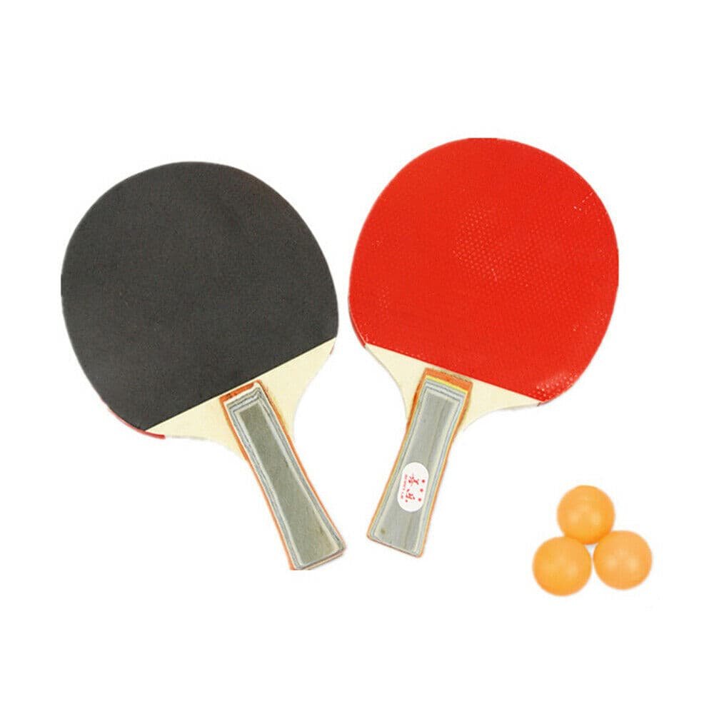 2 Players Table Tennis Set 2 Rackets Bats with 3 Ping Pong Balls Home Sports 1 2 Players Table Tennis Set 2 Rackets Bats with 3 Ping Pong Balls Home Sports