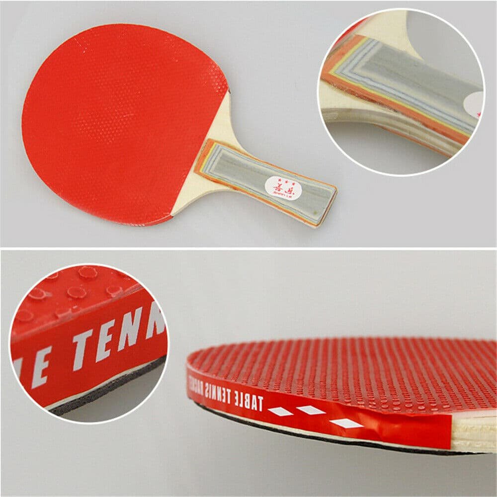 2 Players Table Tennis Set 2 Rackets Bats with 3 Ping Pong Balls Home Sports 4 2 Players Table Tennis Set 2 Rackets Bats with 3 Ping Pong Balls Home Sports - Image 4