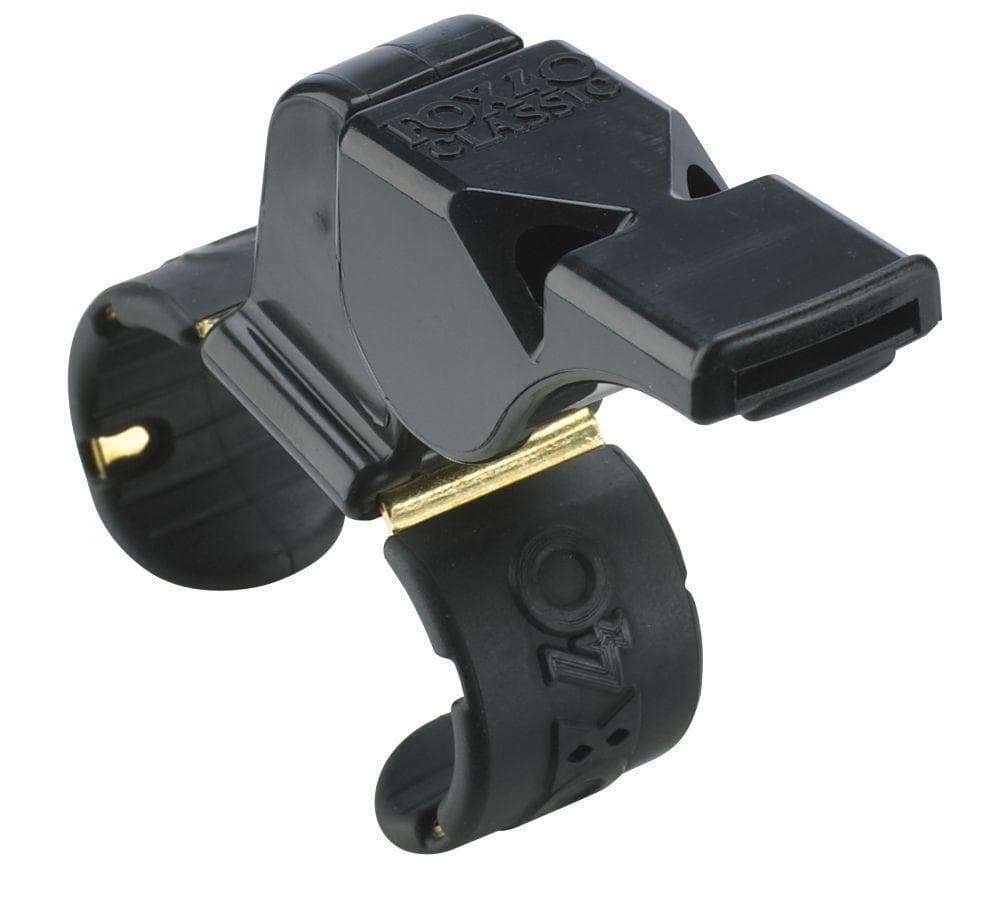 Fox 40 Classic Fingergrip Whistle Sports Referee Safety Football Soccer - Black 2 Fox 40 Classic Fingergrip Whistle Sports Referee Safety Football Soccer - Black - Image 2