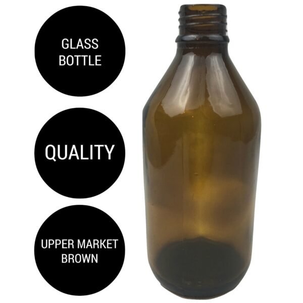 600ml Brown Glass Bottle Plinking Shooting Target Practice without Lid/Cap | Fitness Equipment Store