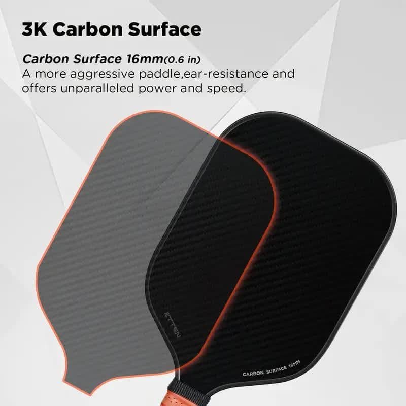 3K Graphite Carbon Fiber Pickleball Paddles Pickle Ball Racket Racquet 4 3K Graphite Carbon Fiber Pickleball Paddles Pickle Ball Racket Racquet - Image 4