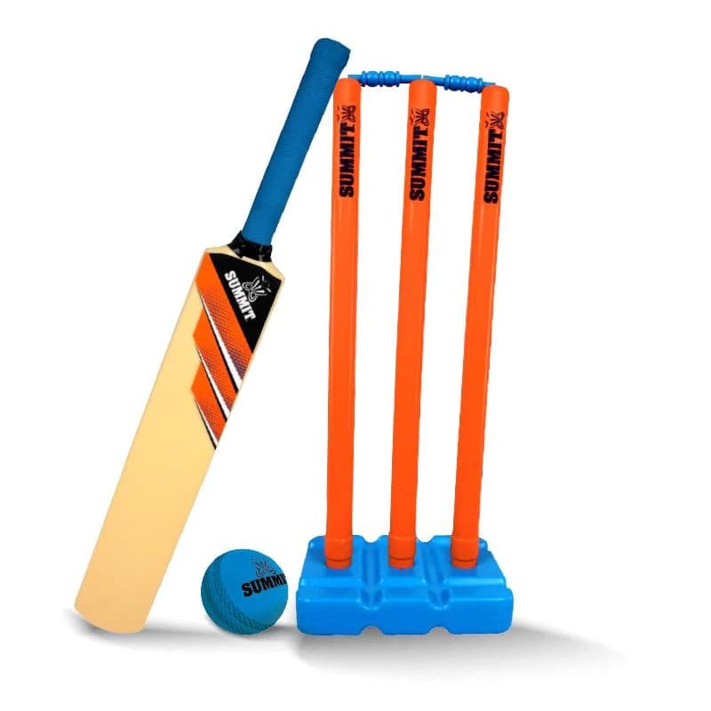 Summit Plastic Cricket Bat Set Lightweight Durable Outdoor Beach Play - Senior 1 Summit Plastic Cricket Bat Set Lightweight Durable Outdoor Beach Play - Senior
