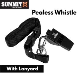 Summit Pealess Sports Whistle w Lanyard Professional Referee Match Training | Fitness Equipment Store