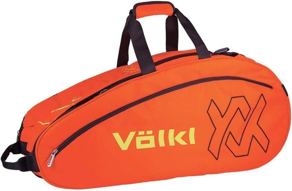Volkl Team Tennis Racquet Bag for 6 Rackets - Lava/Neon Yellow Combi V79102 1 Volkl Team Tennis Racquet Bag for 6 Rackets - Lava/Neon Yellow Combi V79102