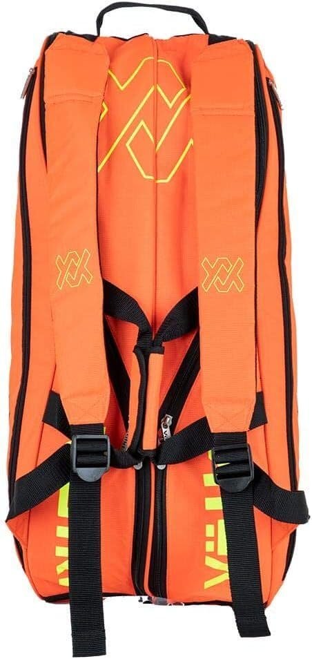 Volkl Team Tennis Racquet Bag for 6 Rackets - Lava/Neon Yellow Combi V79102 4 Volkl Team Tennis Racquet Bag for 6 Rackets - Lava/Neon Yellow Combi V79102 - Image 4