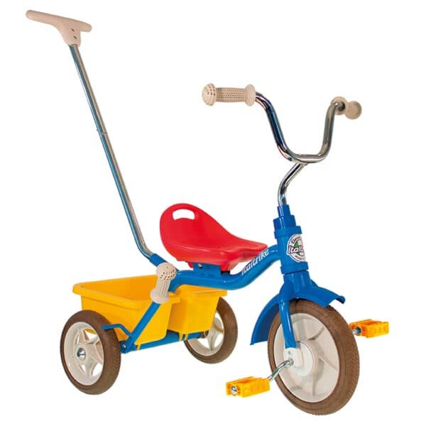 Italtrike 10" Passenger Trike- Colorama (Blue, Red, Yellow) | Fitness Equipment Store