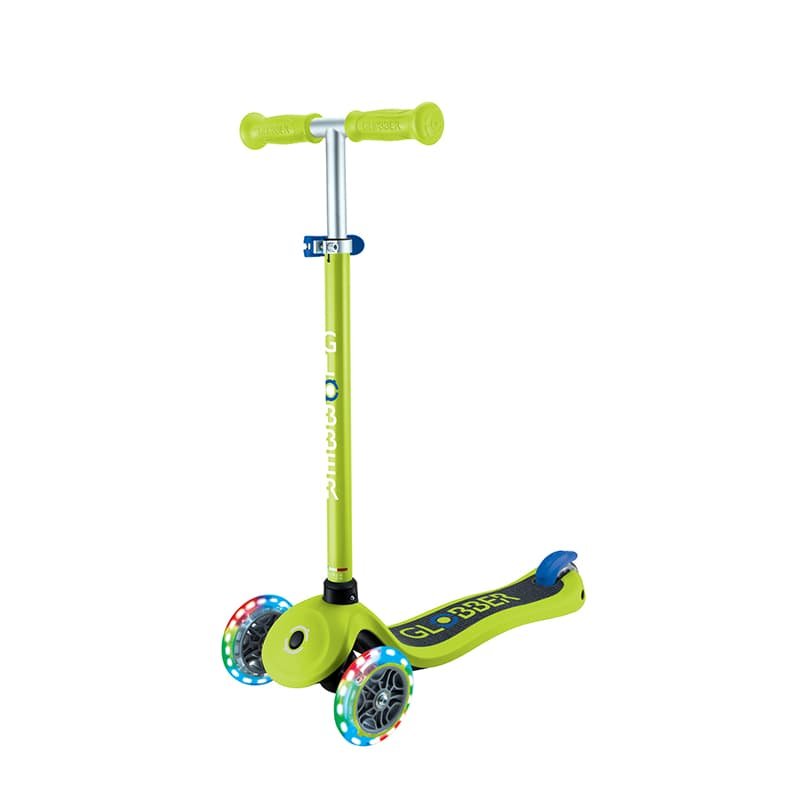 Globber Primo scooter Lights - Lime/Blue 1 Globber Primo scooter Lights - Lime/Blue