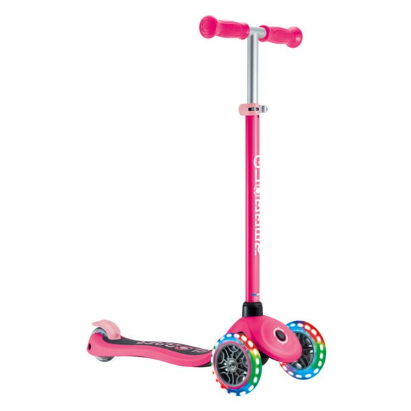 Globber Primo scooter Lights - Fuchsia | Fitness Equipment Store