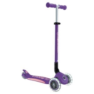 Globber PRIMO FOLD PLUS LIGHTS Scooter V2 - Purple/ Pastel Pink
