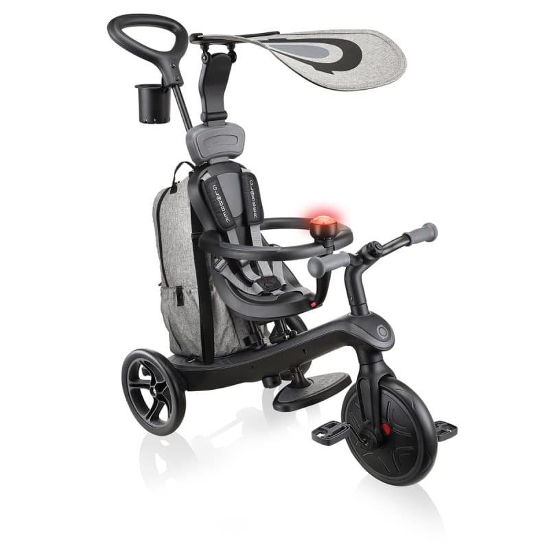Globber EXPLORER Trike 4in1 DELUXE PLAY -Black/Grey 1 Globber EXPLORER Trike 4in1 DELUXE PLAY -Black/Grey