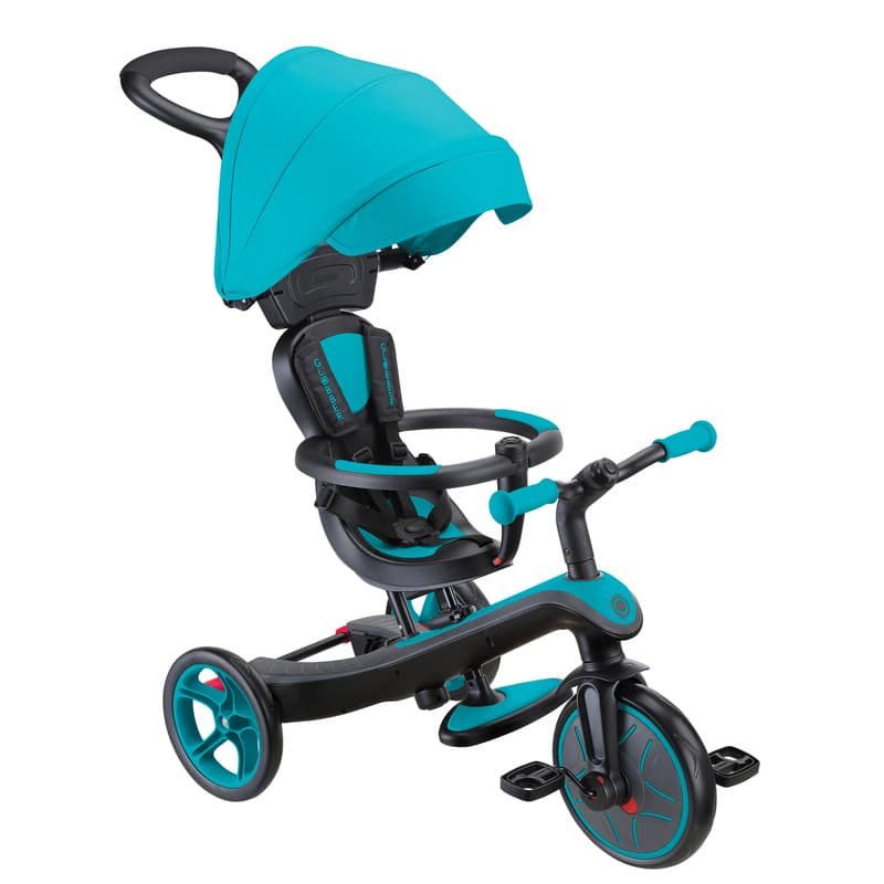 Globber Explorer Trike 4in1 - Teal 1 Globber Explorer Trike 4in1 - Teal