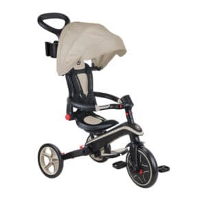 Globber EXPLORER Trike 4in1 FOLDABLE - Taupe