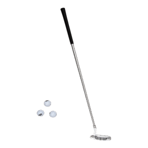 Indoor Practice Putting Green 2.5m Mat Inclined Ball Return Fake Grass 2 Holes | Fitness Equipment Store