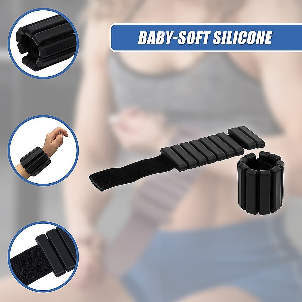Wrist Bangles Body Weight 2lbs Fitness Gym Workout 8 Wrist Bangles Body Weight 2lbs Fitness Gym Workout - Image 8