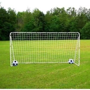 3.6m x 1.9m Portable Soccer Goal Net Steel Post Frame Backyard Football Training Set | Fitness Equipment Store
