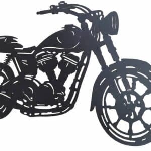 Motorbike Metal Wall Art 63x41cm
