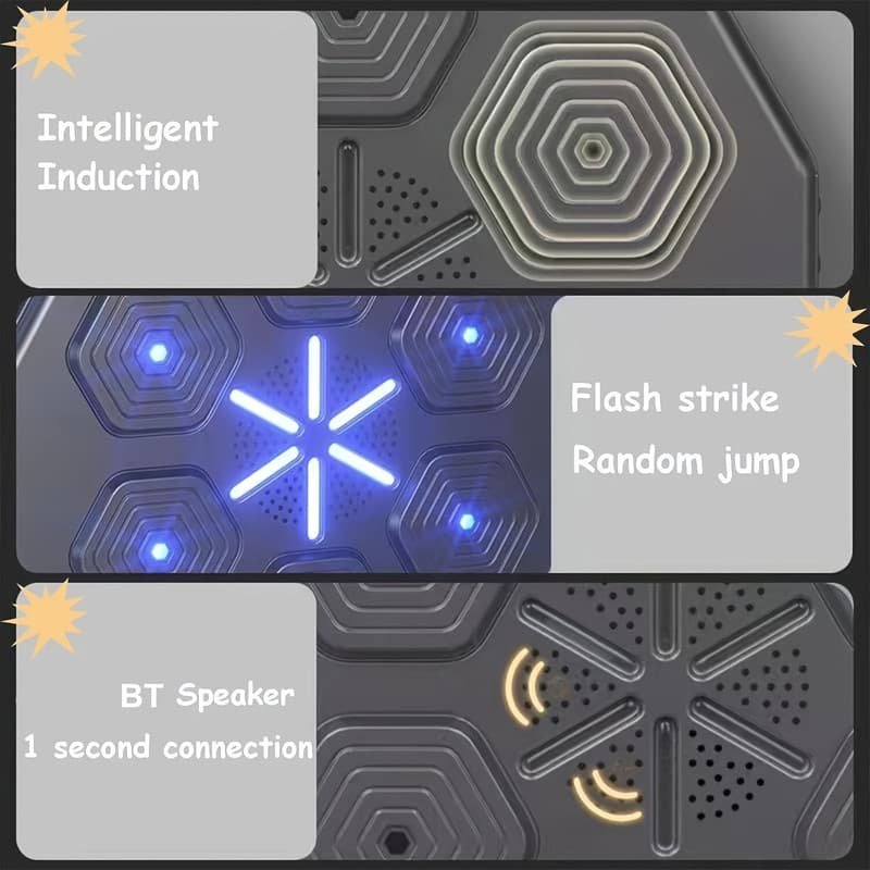 NNETM Smart Wall-Mounted Boxing Trainer with Gloves 4 NNETM Smart Wall-Mounted Boxing Trainer with Gloves - Image 4