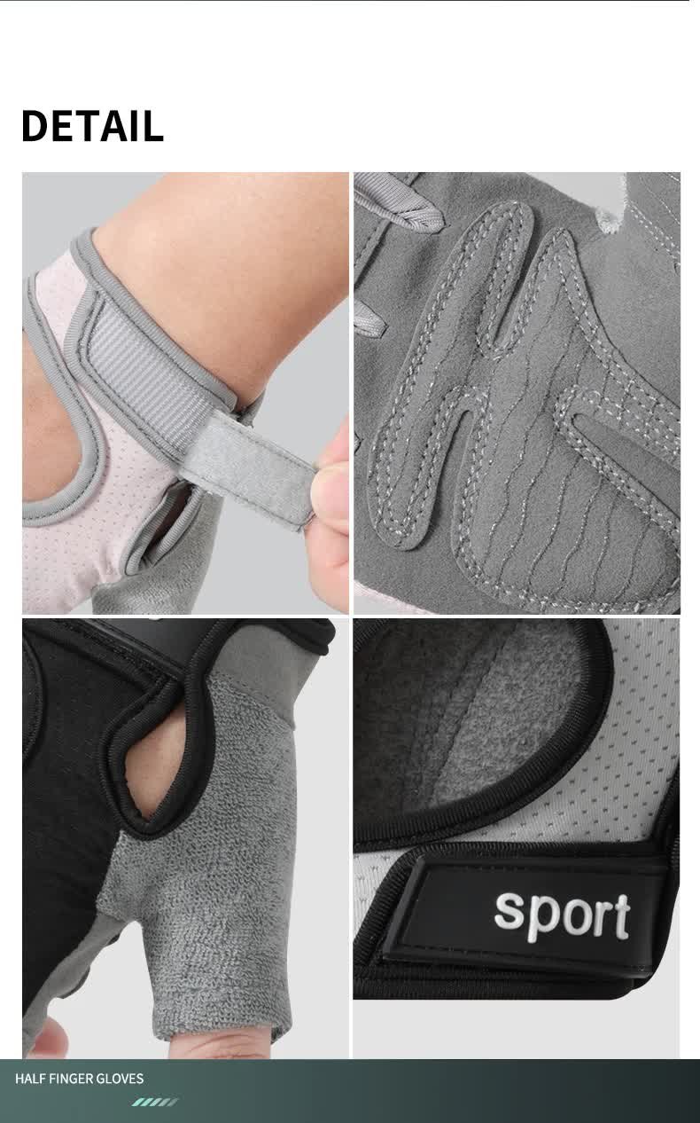 M Black Silicone Padded Workout Gloves - Non-Slip Weightlifting Gloves for Enhanced Grip and Palm Protection 3 M Black Silicone Padded Workout Gloves - Non-Slip Weightlifting Gloves for Enhanced Grip and Palm Protection - Image 3