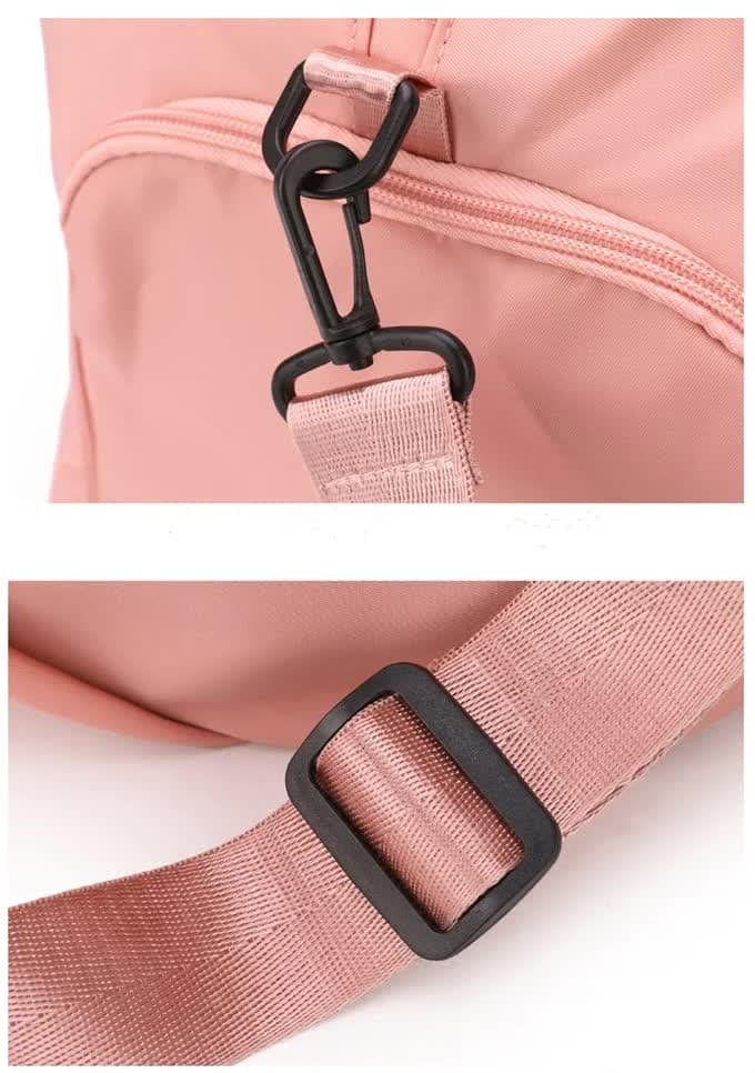 Red Stylish Gym Travel Bag with Shoe Compartment, Lightweight and Durable Design 7 Red Stylish Gym Travel Bag with Shoe Compartment, Lightweight and Durable Design - Image 7