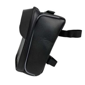 Waterproof Bicycle Phone Frame Bag with Sun Visor, TPU Touchscreen, and Storage Pockets for Road and Mountain Bikes | Fitness Equipment Store