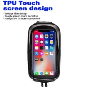 Waterproof Bicycle Phone Frame Bag with Sun Visor, TPU Touchscreen, and Storage Pockets for Road and Mountain Bikes | Fitness Equipment Store