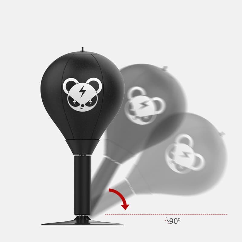 Adjustable Desktop Punching Speed Ball - Durable PU Leather, Stable Base (Bear pattern and Boxing gloves not included) 4 Adjustable Desktop Punching Speed Ball - Durable PU Leather, Stable Base (Bear pattern and Boxing gloves not included) - Image 4