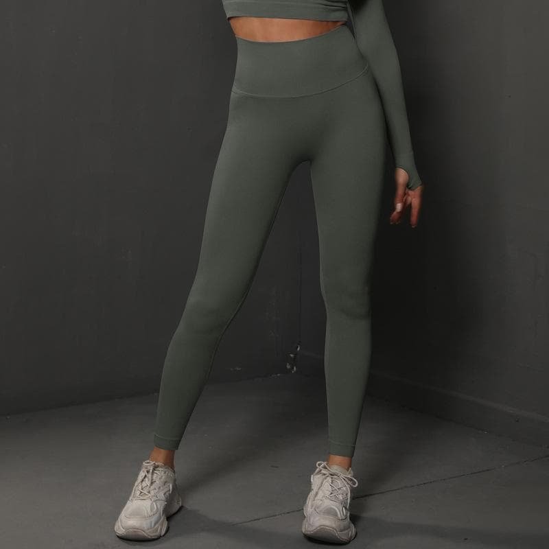 S Burgundy Seamless Butt-Lifting Yoga Leggings - High-Waist Peach Hip Workout Tights 3 S Burgundy Seamless Butt-Lifting Yoga Leggings - High-Waist Peach Hip Workout Tights - Image 3