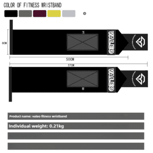 1 Pair Yellow Heavy-Duty Gym Wrist Wraps for Weightlifting, Powerlifting, and Injury Prevention | Fitness Equipment Store