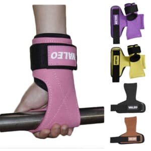 1 Pair Pink Durable Gym Palm Guard with Ultra-fiber Leather for Heavy Lifting ‚Äì Wrist Support Straps for Pull-ups and Deadlifts | Fitness Equipment Store