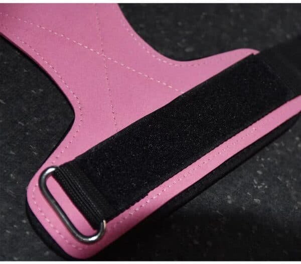 1 Pair Pink Durable Gym Palm Guard with Ultra-fiber Leather for Heavy Lifting ‚Äì Wrist Support Straps for Pull-ups and Deadlifts | Fitness Equipment Store
