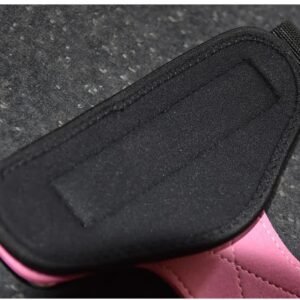 1 Pair Black Durable Gym Palm Guard with Ultra-fiber Leather for Heavy Lifting - Wrist Support Straps for Pull-ups and Deadlifts | Fitness Equipment Store