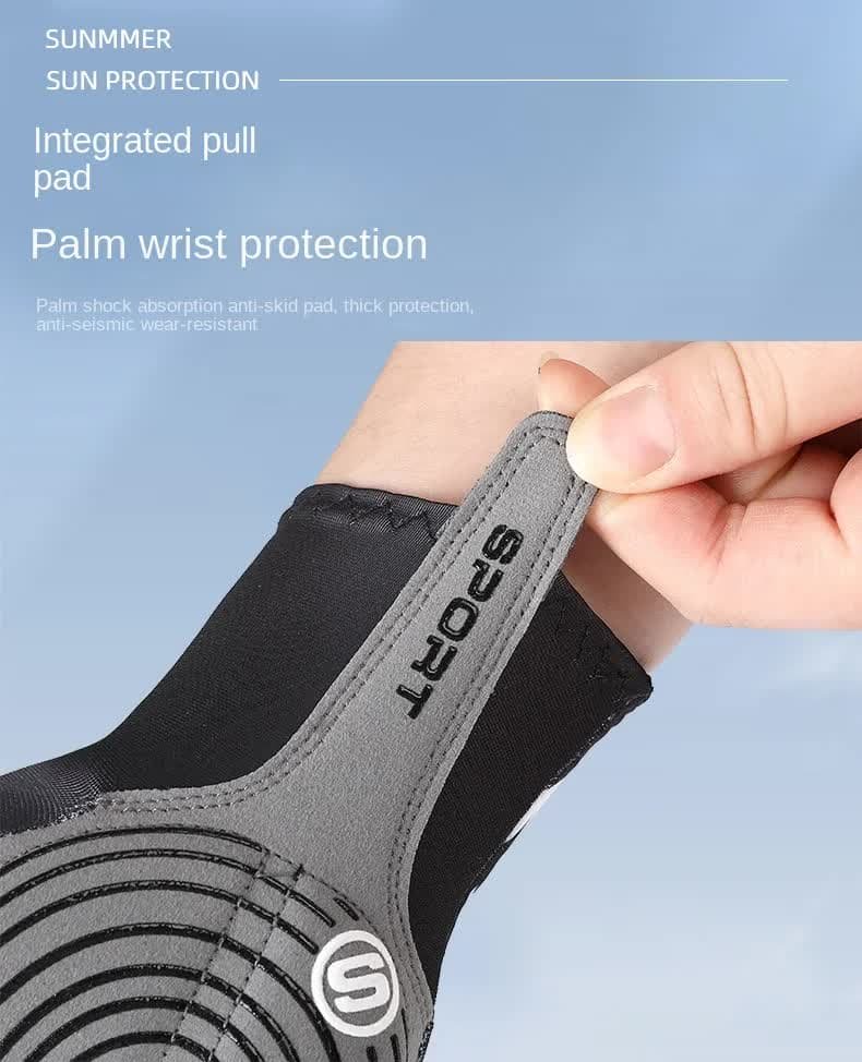 Size L Black Breathable Half-Finger Cycling Gloves - Anti-Slip, Shockproof, and Durable for Men & Women 8 Size L Black Breathable Half-Finger Cycling Gloves - Anti-Slip, Shockproof, and Durable for Men & Women - Image 8
