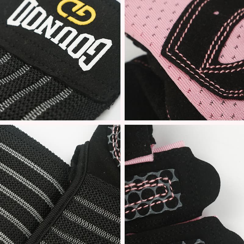 Size L Black And Pink Breathable Anti-Slip Gym Gloves for Workout and Weightlifting - Durable, Adjustable Fitness Gloves for Men and Women 6 Size L Black And Pink Breathable Anti-Slip Gym Gloves for Workout and Weightlifting - Durable, Adjustable Fitness Gloves for Men and Women - Image 6