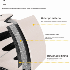 Off White Summer Cycling Helmet for Men and Women - Lightweight, Breathable Road Bike Helmet with Ventilation and Safety Features 7 Off White Summer Cycling Helmet for Men and Women - Lightweight, Breathable Road Bike Helmet with Ventilation and Safety Features | Fitness Equipment Store