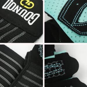 Size L Black And Blue Breathable Anti-Slip Gym Gloves for Workout and Weightlifting - Durable, Adjustable Fitness Gloves for Men and Women | Fitness Equipment Store