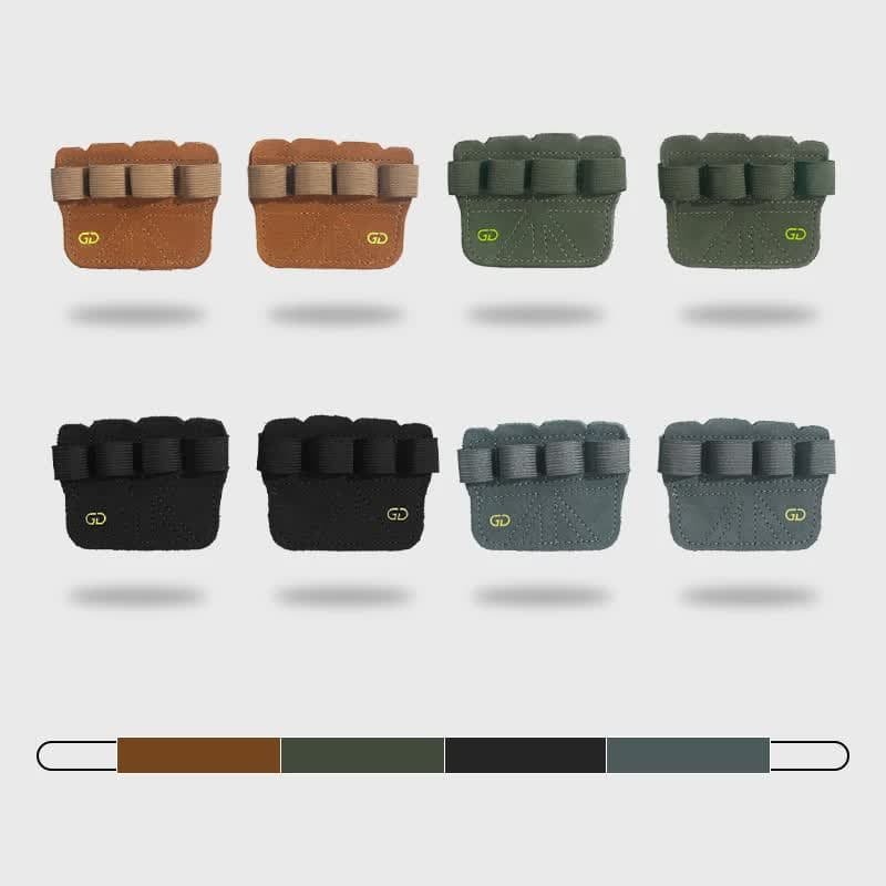 2 Pairs Black Premium Leather Grip Protection for Fitness | 4-Finger Cowhide Weightlifting Gloves - Durable, Non-Slip, and Abrasion-Resistant Support 7 2 Pairs Black Premium Leather Grip Protection for Fitness | 4-Finger Cowhide Weightlifting Gloves - Durable, Non-Slip, and Abrasion-Resistant Support - Image 7