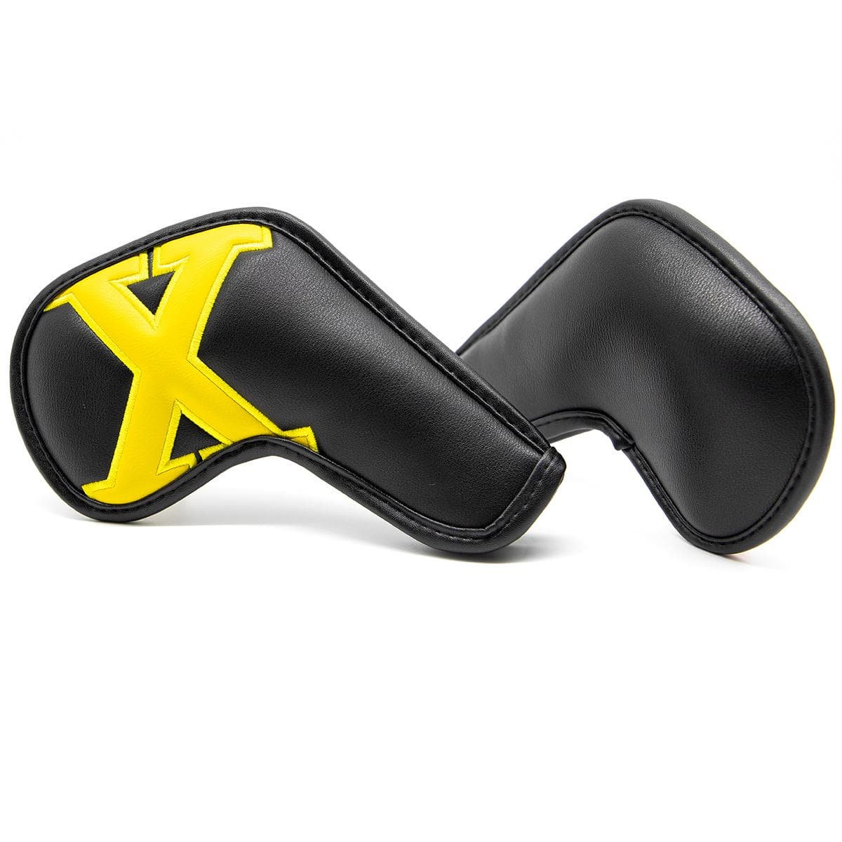 Black covers with Laser numbers, Premium PU Leather Golf Iron Headcover Set (10pcs) | Numbered 4-9, P, S, A, X | Protective Club Covers for Irons 3 Black covers with Laser numbers, Premium PU Leather Golf Iron Headcover Set (10pcs) | Numbered 4-9, P, S, A, X | Protective Club Covers for Irons - Image 3