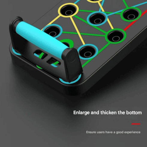 With Handle and Drawstring Multifunctional Push-Up Board - 9-in-1 Foldable Push-Up System for Strength Training 4 With Handle and Drawstring Multifunctional Push-Up Board - 9-in-1 Foldable Push-Up System for Strength Training - Image 4