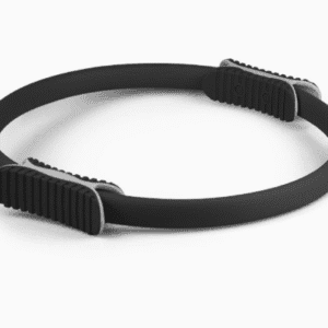 2 PCS Black 38cm Pilates Ring Circle with Comfort Foam Handles for Core & Muscle Toning
