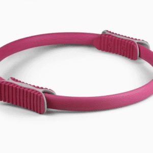 2 PCS Red 38cm Pilates Ring Circle with Comfort Foam Handles for Core & Muscle Toning