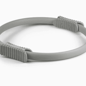 2 PCS Grey 38cm Pilates Ring Circle with Comfort Foam Handles for Core & Muscle Toning