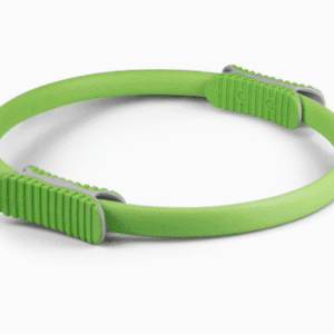 2 PCS Green 38cm Pilates Ring Circle with Comfort Foam Handles for Core & Muscle Toning