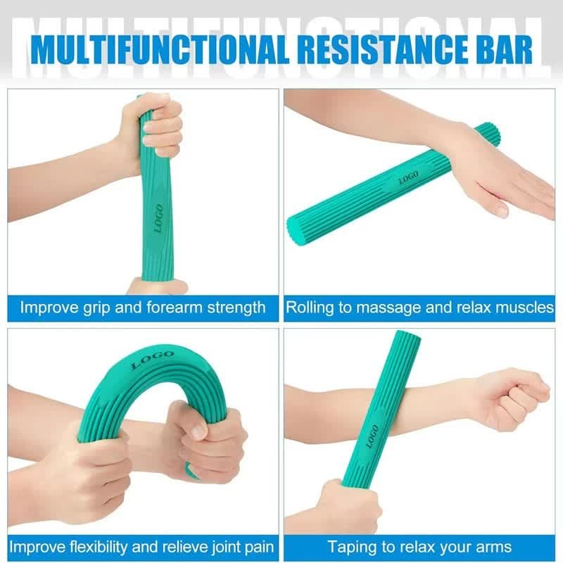 Multifunctional Resistance Bar Set | Yoga Fitness Toning Tool, Muscle Relaxation, Grip Strength Improvement | 3-Piece Set with Stretching and Recovery Features (5LB、10LB、15LB) 4 Multifunctional Resistance Bar Set | Yoga Fitness Toning Tool, Muscle Relaxation, Grip Strength Improvement | 3-Piece Set with Stretching and Recovery Features (5LB、10LB、15LB) - Image 4
