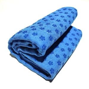 Blue Plum Blossom Yoga Towel Mat ‚Äì Absorbent, Thick, Non-Slip, Portable Fitness Blanket for Home Use 183*63CM