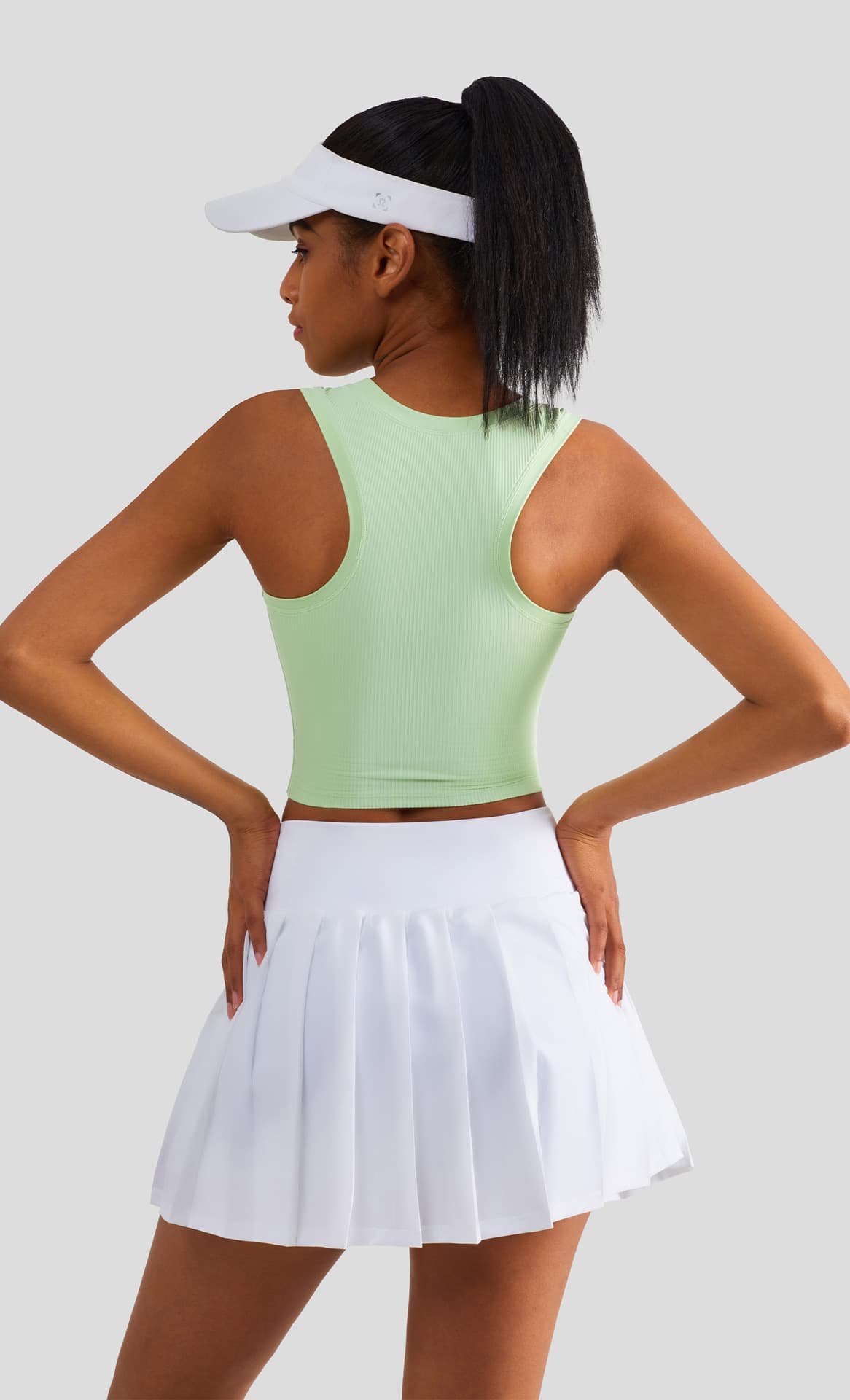 Size 6 Brown Fixed Cup Sports Bra with Cross-Back Design - Seamless Yoga Bra for Women 5 Size 6 Brown Fixed Cup Sports Bra with Cross-Back Design - Seamless Yoga Bra for Women - Image 5