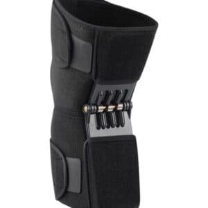 1 Pair Black Adjustable Knee Brace Support with Spring Booster ‚Äì Patella Stabilizer for Squats, Hiking, and Outdoor Sports | Fitness Equipment Store