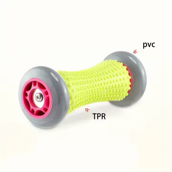 Green And Grey Foot Massage Roller - Plantar Fasciitis & Muscle Relief Tool | Fitness Equipment Store
