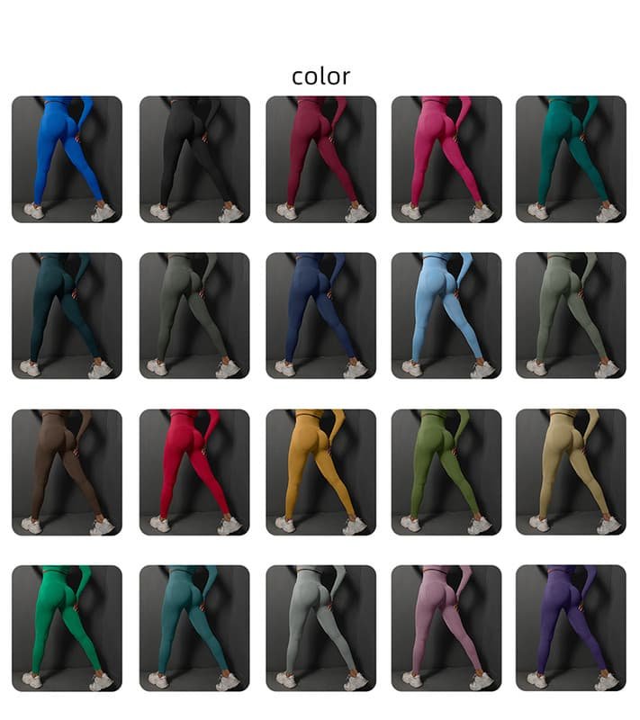 Size S Light Blue Seamless High-Waisted Yoga Pants for Women - Lift Workout Leggings for Running, Gym, and Fitness 5 Size S Light Blue Seamless High-Waisted Yoga Pants for Women - Lift Workout Leggings for Running, Gym, and Fitness - Image 5